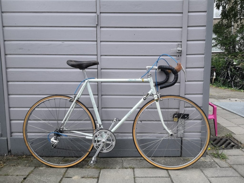 Raleigh Record Ace racefiets 57cm, 28 inch, Gebruikt, Velgrem, 57 tot 61 cm