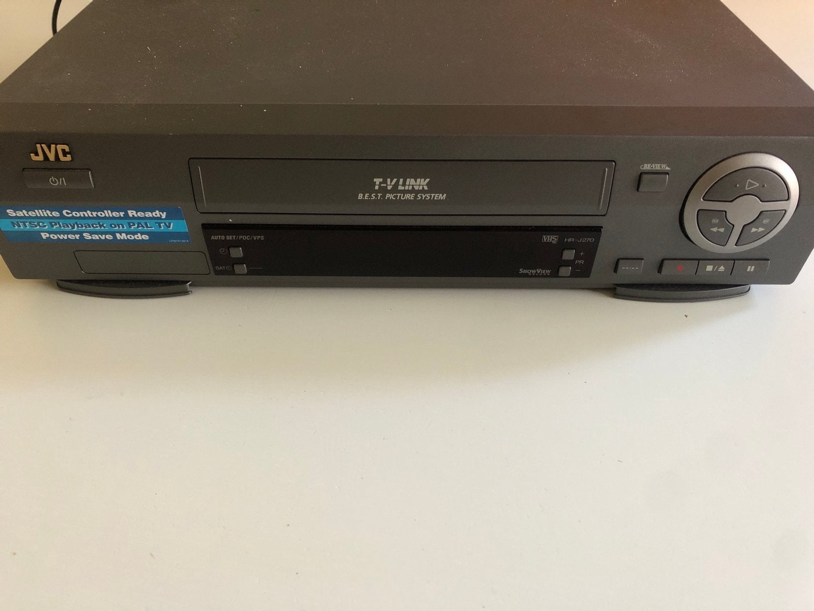 JVC HR-J270EU VHS-speler/recorder - Ongetest maar goed bewaa, Ophalen, Gebruikt, VHS-speler of -recorder