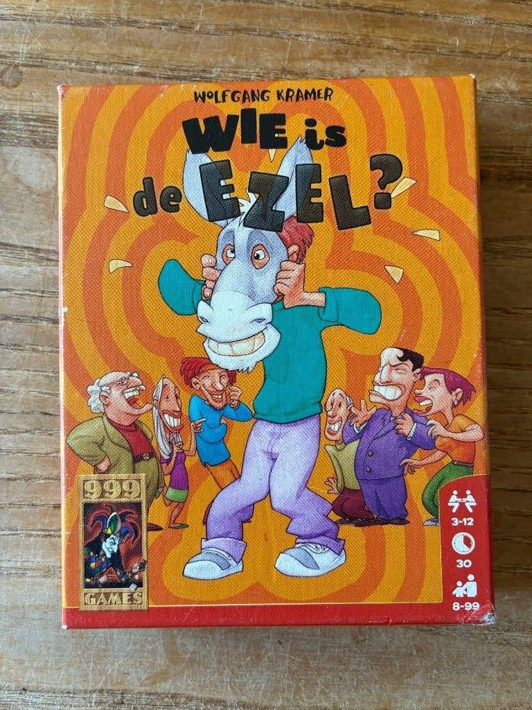 999 Games - Wie is de Ezel? (3-12 spelers, 8+jaar) zgan, Hobby en Vrije tijd, Gezelschapsspellen | Kaartspellen, Vijf spelers of meer