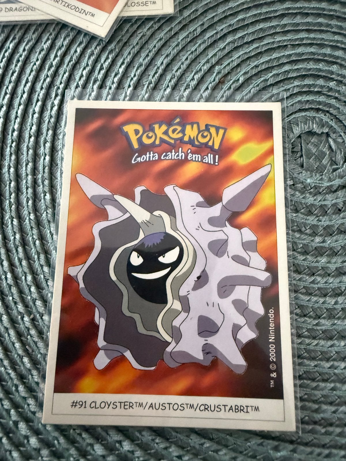 Dunkin Boomer Pokémon Kaart - Cloyster #91, Ophalen of Verzenden, Gebruikt, Losse kaart