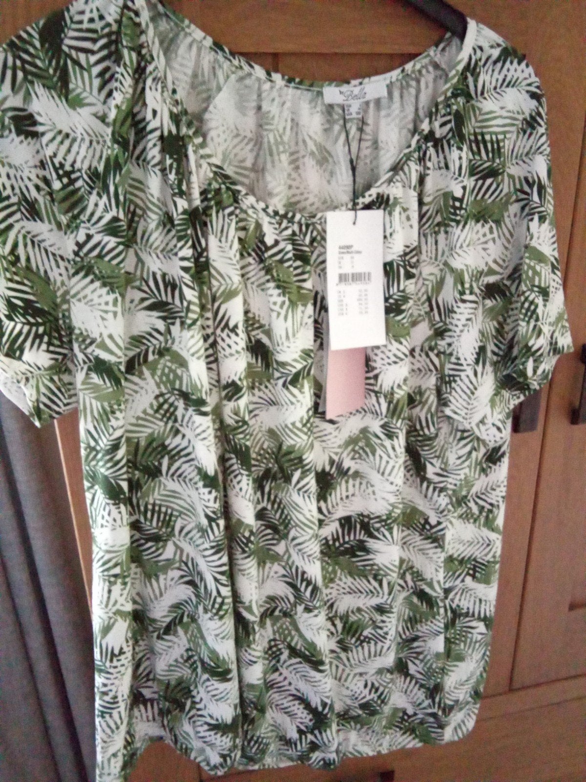 Een groen/witte ballontop maat 50 van (Ivy) Bella, Kleding | Dames, Verzenden, Nieuw, Groen, Shirt of Top