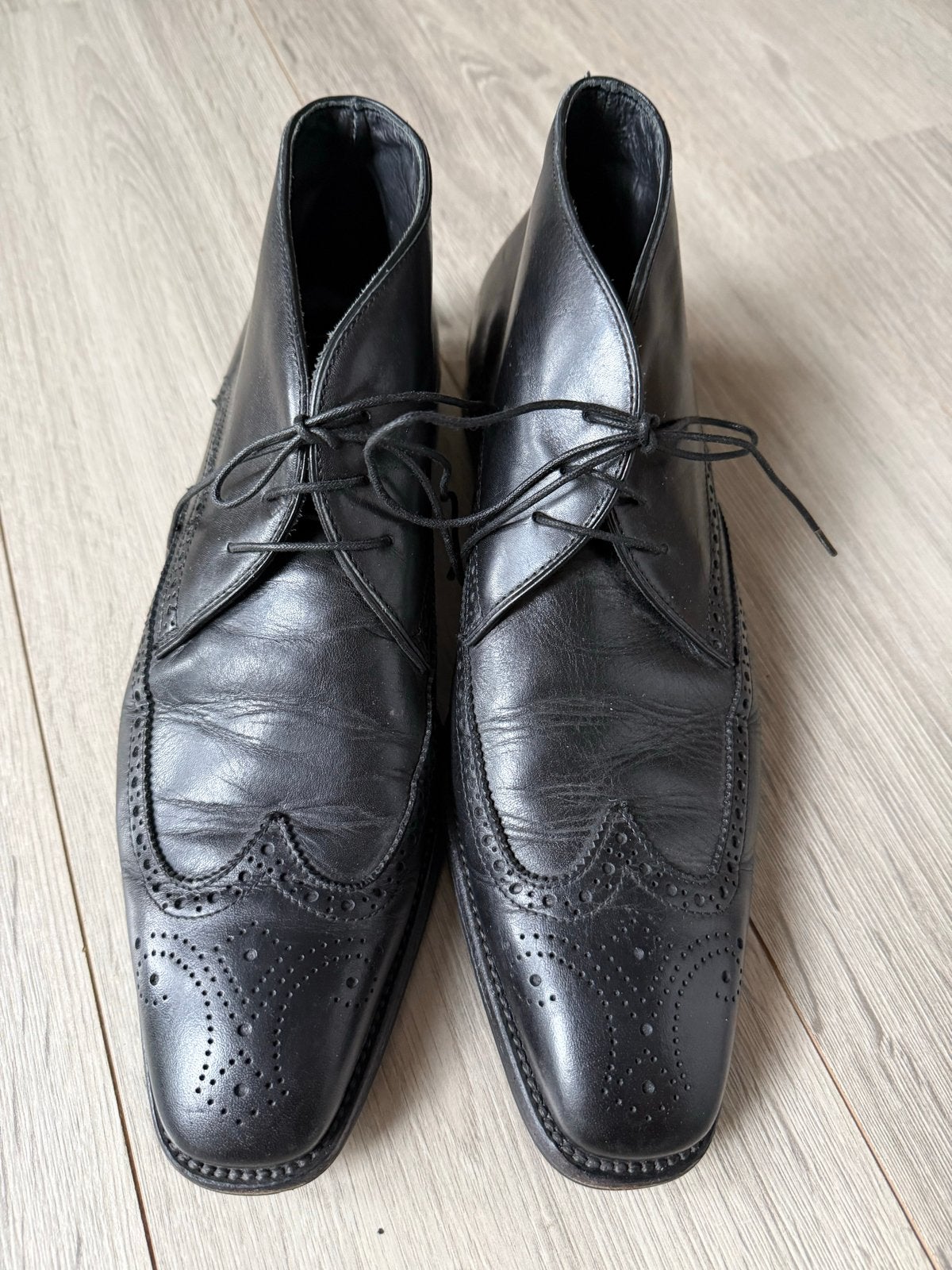 Frequent Flyer Schoenen - Italiaans Leer - Maat 43, Ophalen of Verzenden, Gedragen, Zwart, Boots
