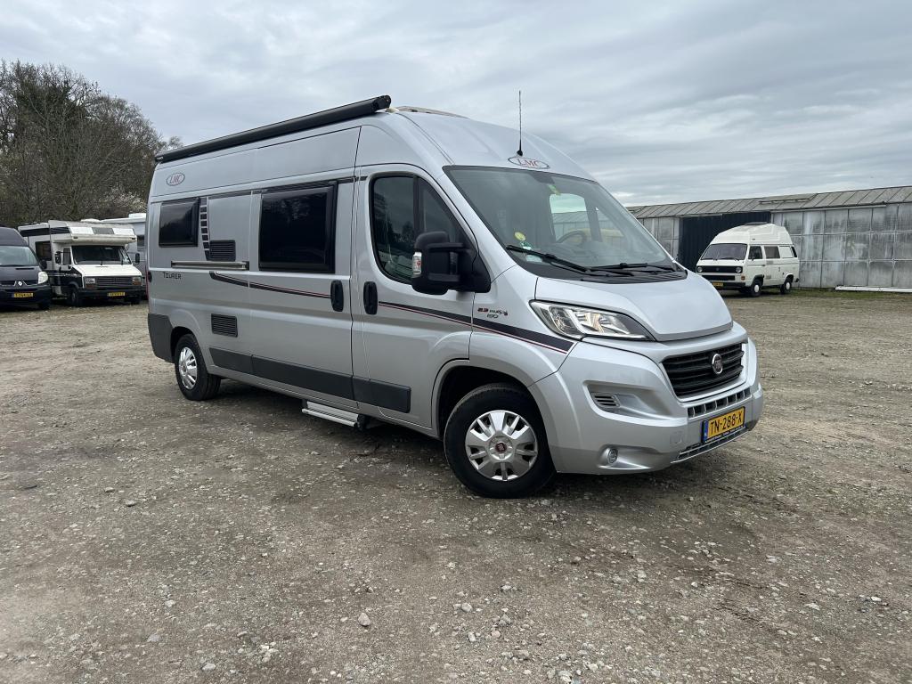 LMC Tourer 59 met garantie, Caravans en Kamperen, Campers, Half-automaat, Ringverwarming, Fiat, Bedrijf