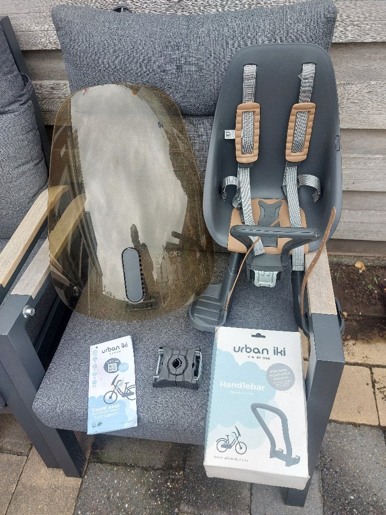 Fietsstoeltje Urban Iki, Ophalen, Voetsteuntjes, Urban IKI, 0 t/m 18 kg