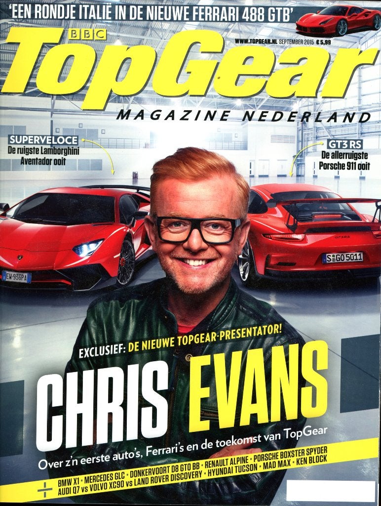 Set van 4x TopGear Magazine NL (2015-2016) Zeer nette staat, Ophalen of Verzenden, Zo goed als nieuw, Sport en Vrije tijd