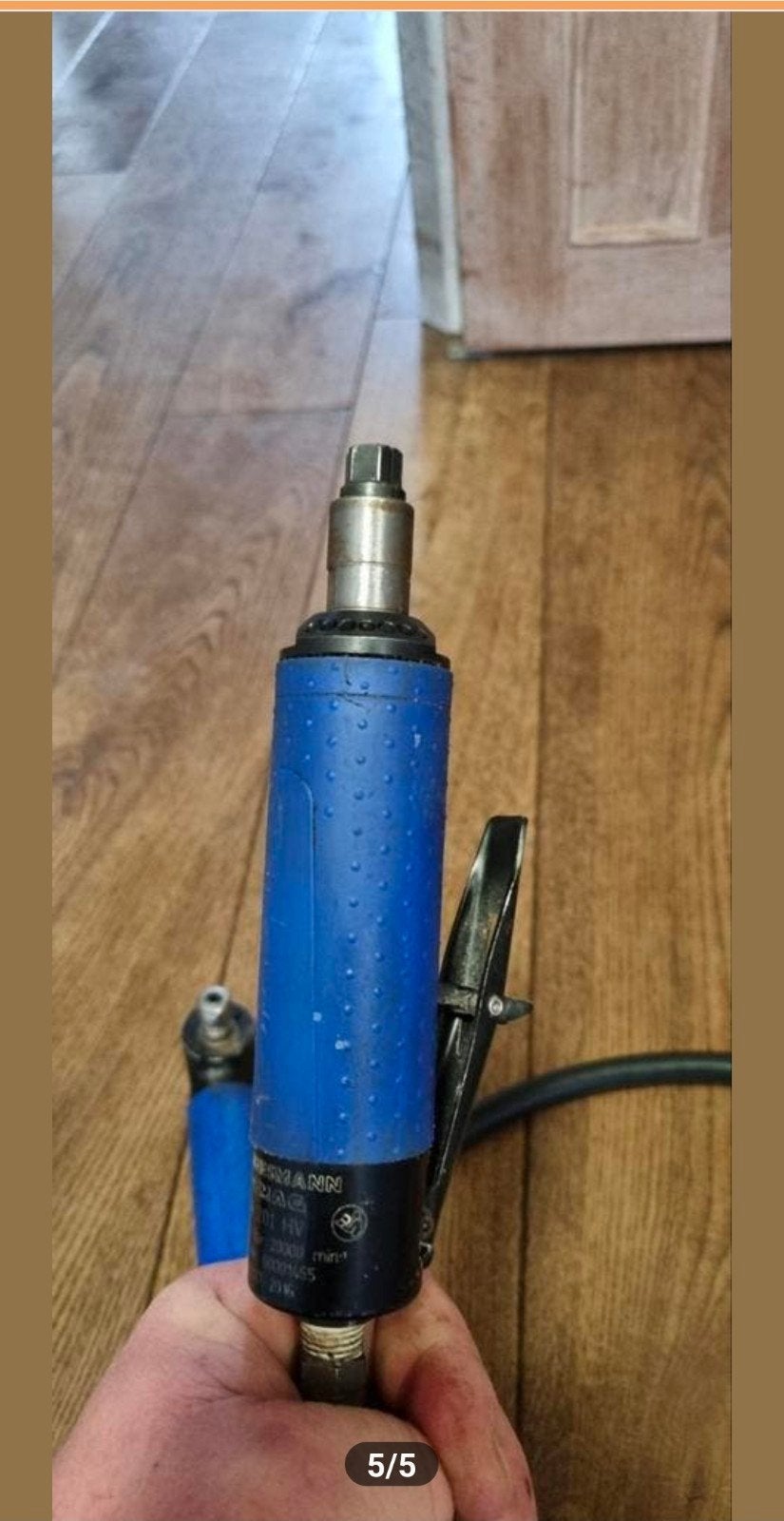Aangeboden pneumatische haakse/rechte slijper, Ophalen