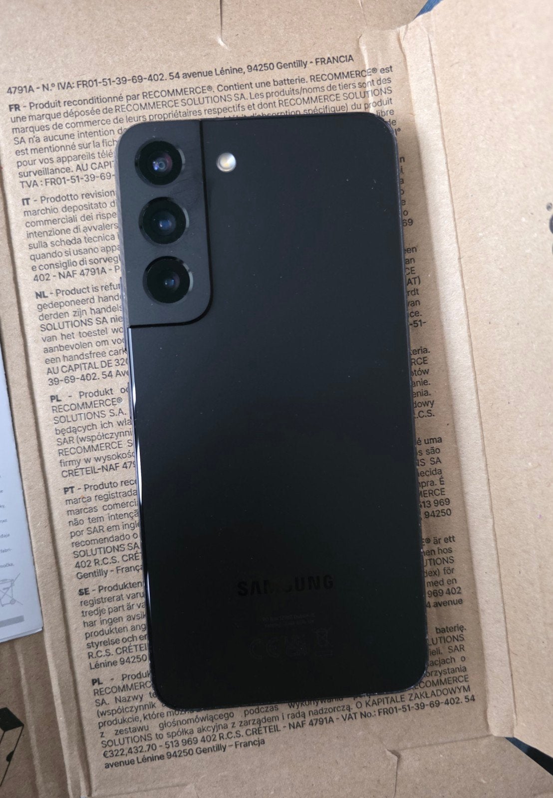 Samsung Galaxy s22 | Zwart | 128GB, Ophalen, Gebruikt, Zwart, Touchscreen