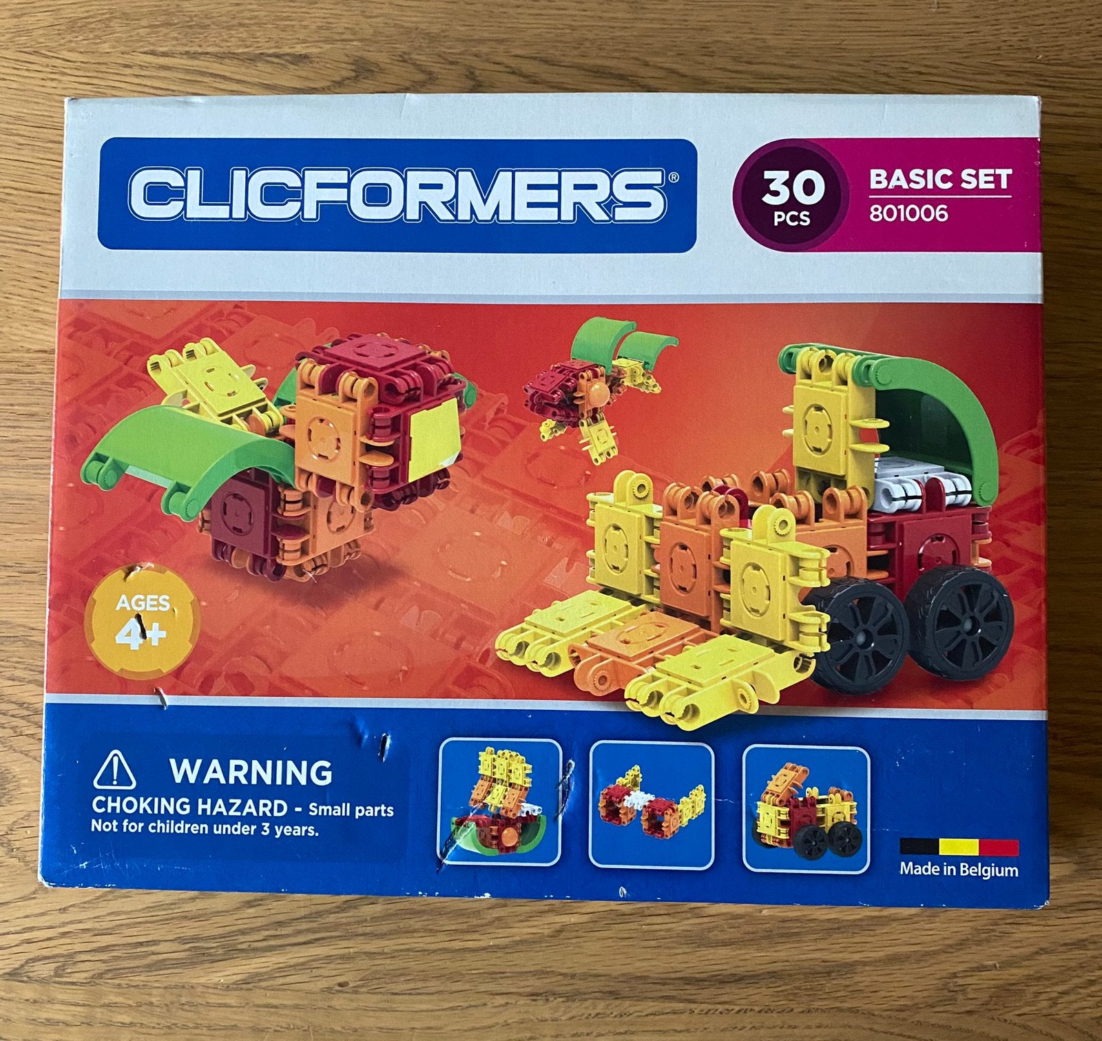 Clicformers basisset - 30 delig, Kinderen en Baby's, Speelgoed | Bouwstenen, Ophalen of Verzenden, Zo goed als nieuw