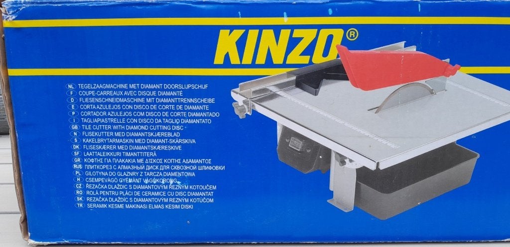 Kinzo tegelzaagmachine, Doe-het-zelf en Verbouw, Ophalen, Gebruikt, Kinzo, Overige typen