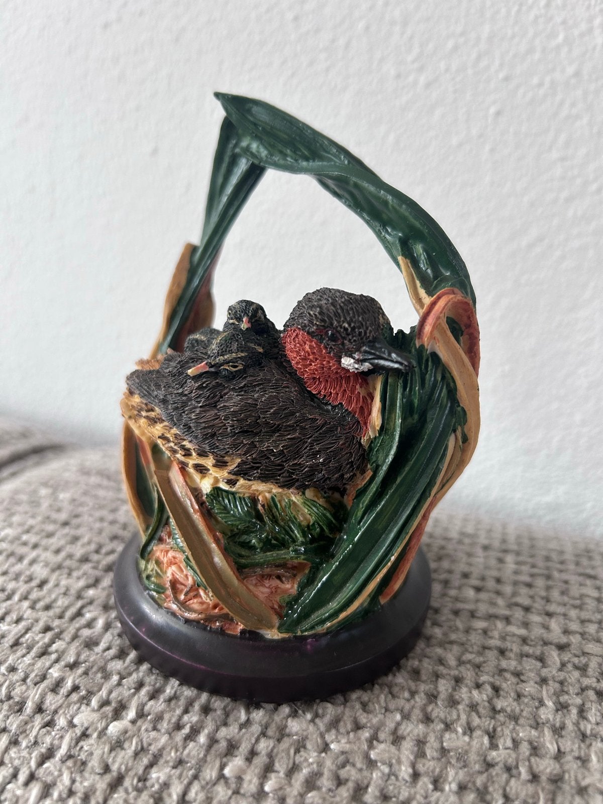 Beeldje Dodaars vogel onze mooie vogelwereld, Verzamelen, Ophalen of Verzenden, Zo goed als nieuw, Dier
