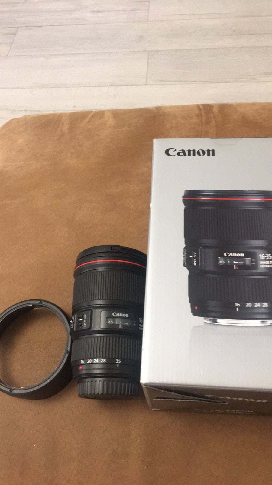 Canon EF 16-35mm F/4L IS   USM (alleen ophalen), Audio, Tv en Foto, Fotografie | Lenzen en Objectieven, Ophalen of Verzenden, Zo goed als nieuw