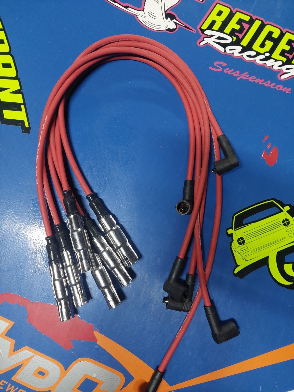 nieuwe set dikke rode bougiekabels vw 2.8 2.9 vr6 AAA ABV, Ophalen of Verzenden, Vw, Info@wealer.nl, Zuiderinslag 2 3833 BP Leusden