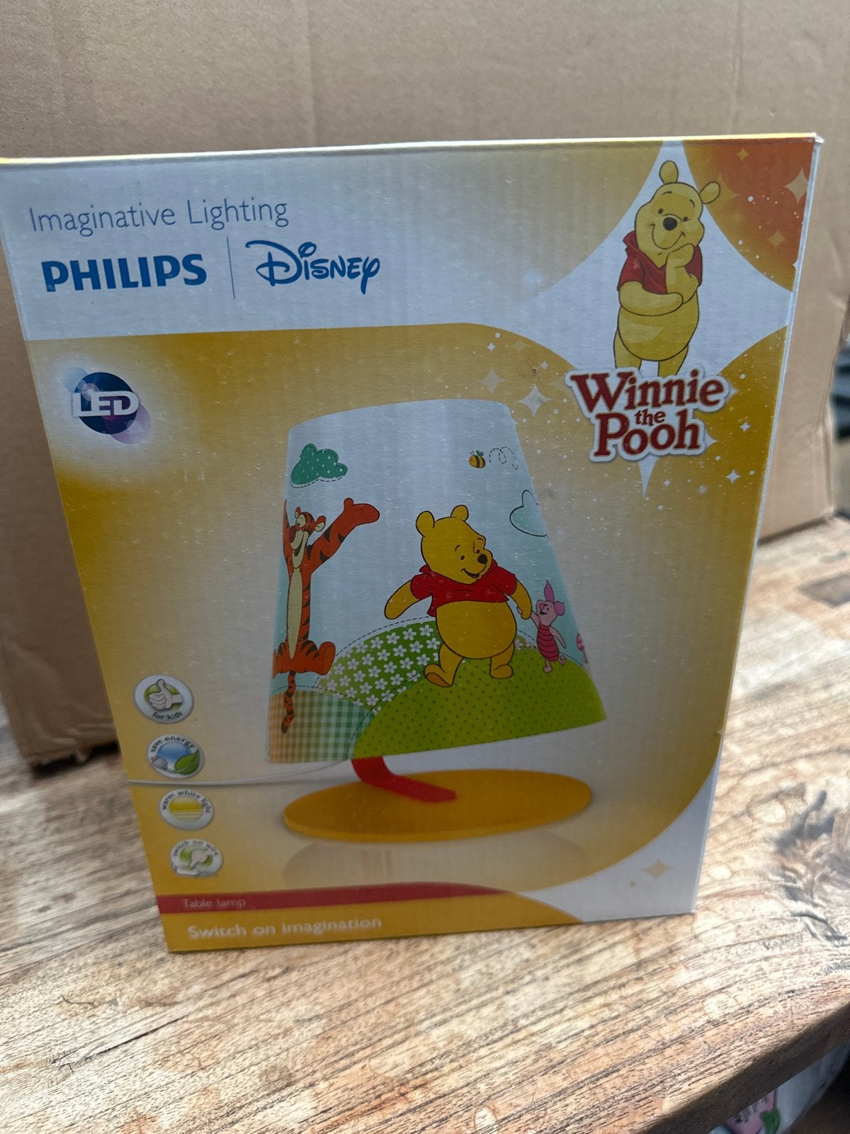 Philips Disney Winnie the Pooh LED Tafellamp 4W Meerkleurig, Meerkleurig, Kinderlamp, Nieuw, Ophalen of Verzenden