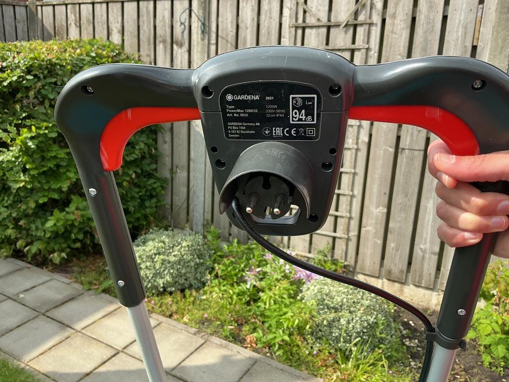 Gardena grasmaaier, Ophalen, Gebruikt, Elektrische grasmaaier, Opvangbak