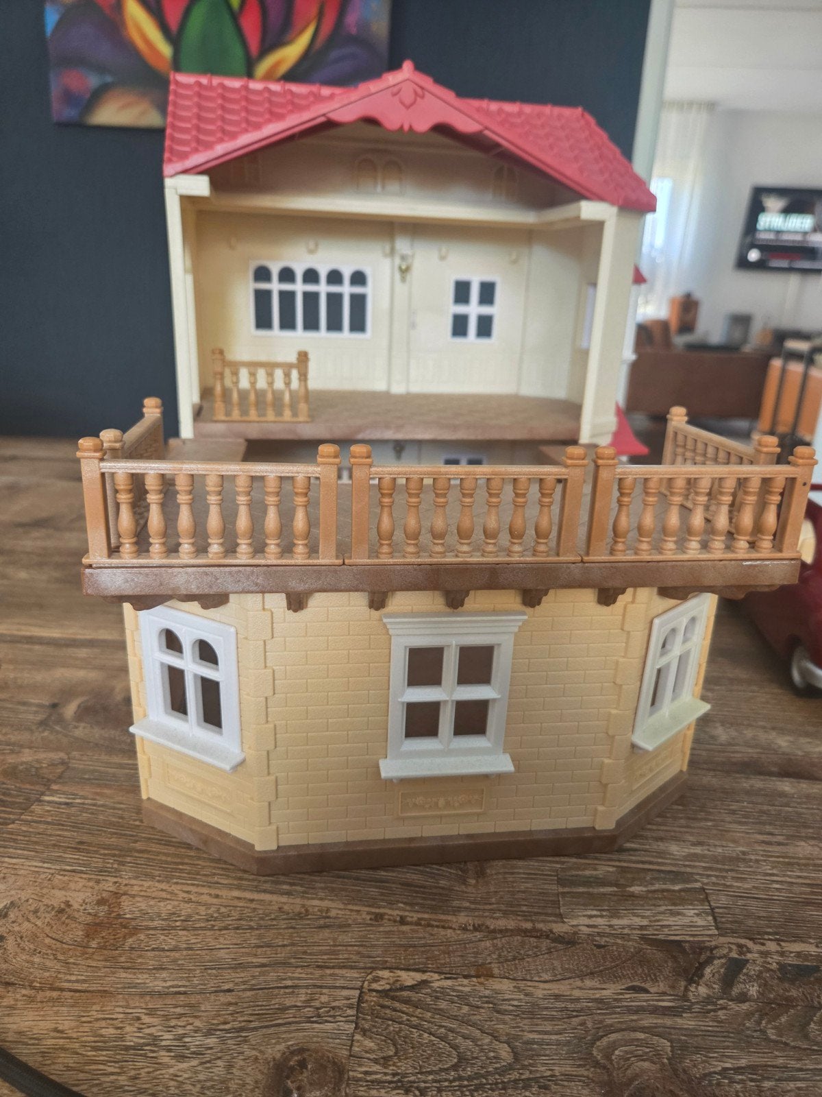 Sylvanian Families poppenhuis 5708 (grotendeels compleet), Ophalen, Gebruikt, Poppenhuis