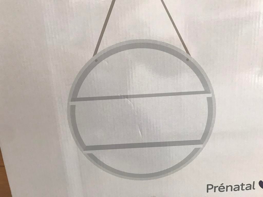Nieuwe Prenatal ronde wandplank, Ophalen, Nieuw, Wanddecoratie