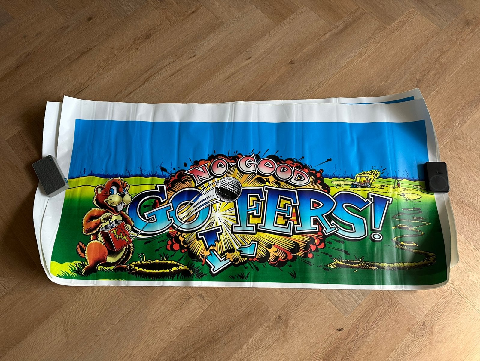 No good gofers kabinet stickers / side decals, Verzamelen, Automaten | Flipperkasten, Ophalen of Verzenden, Nieuw