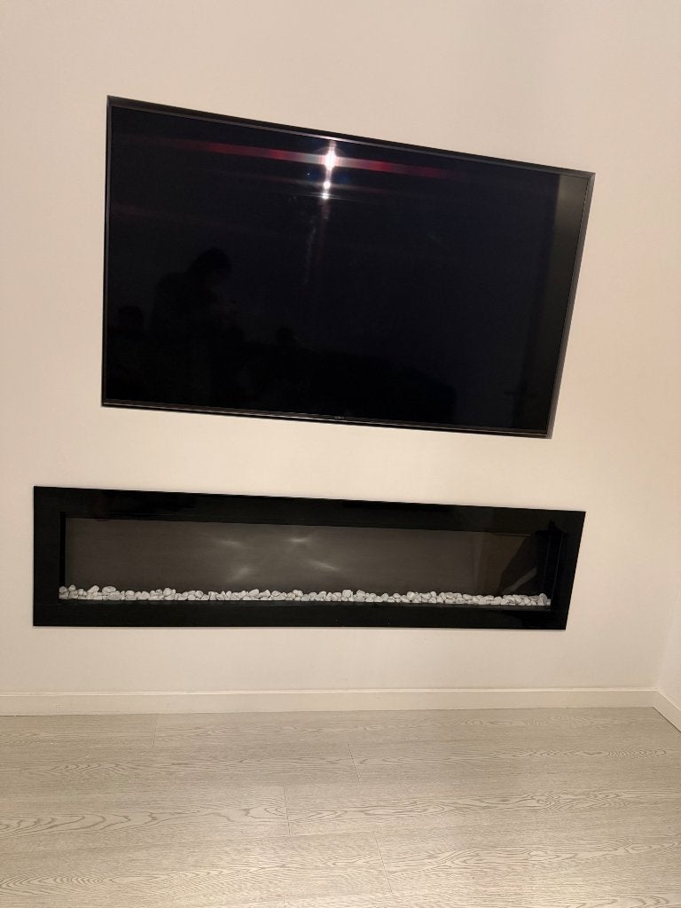 Nog een mooie inbouw sfeerhaard te koop, Ophalen, Zo goed als nieuw, Inbouwhaard, Elektrische haard