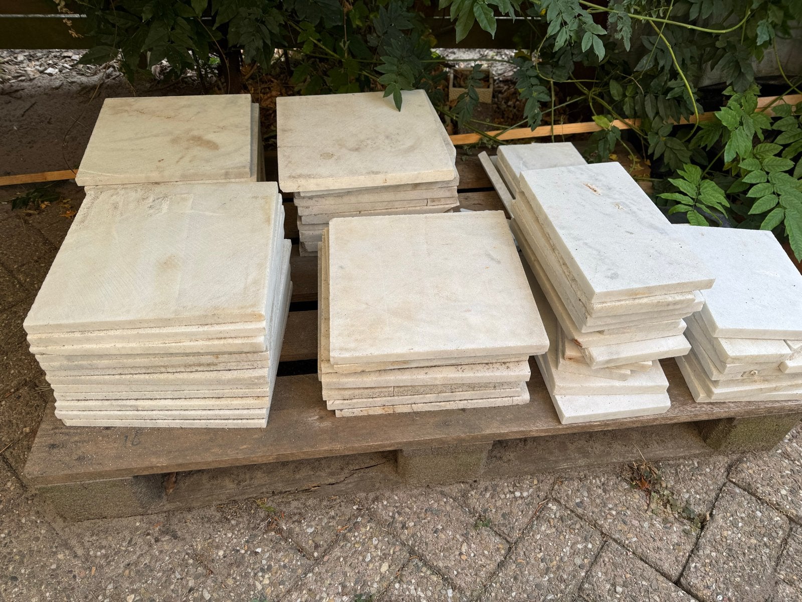 Marmeren tegels 30x30 cm - partij, Ophalen, Gebruikt, 20 tot 40 cm, Minder dan 5 m²