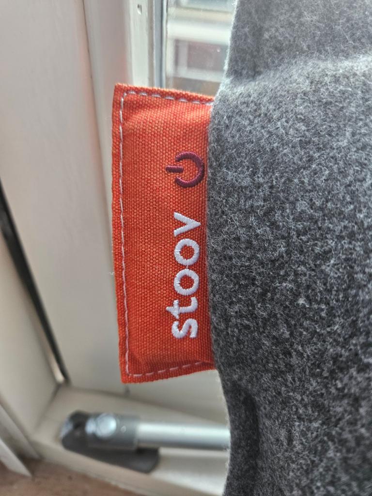 Stoov warmtekussen - Grijs, Huis en Inrichting, Woonaccessoires | Overige, Zo goed als nieuw, Textiel, Grijs, Ophalen of Verzenden