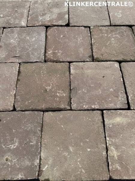 70m2 rood paars gebakken klinkers 20x20x7cm dubbelklinkers e, Bij dit gebruikte product niet te achterhalen, Gebruikt, Keramiek