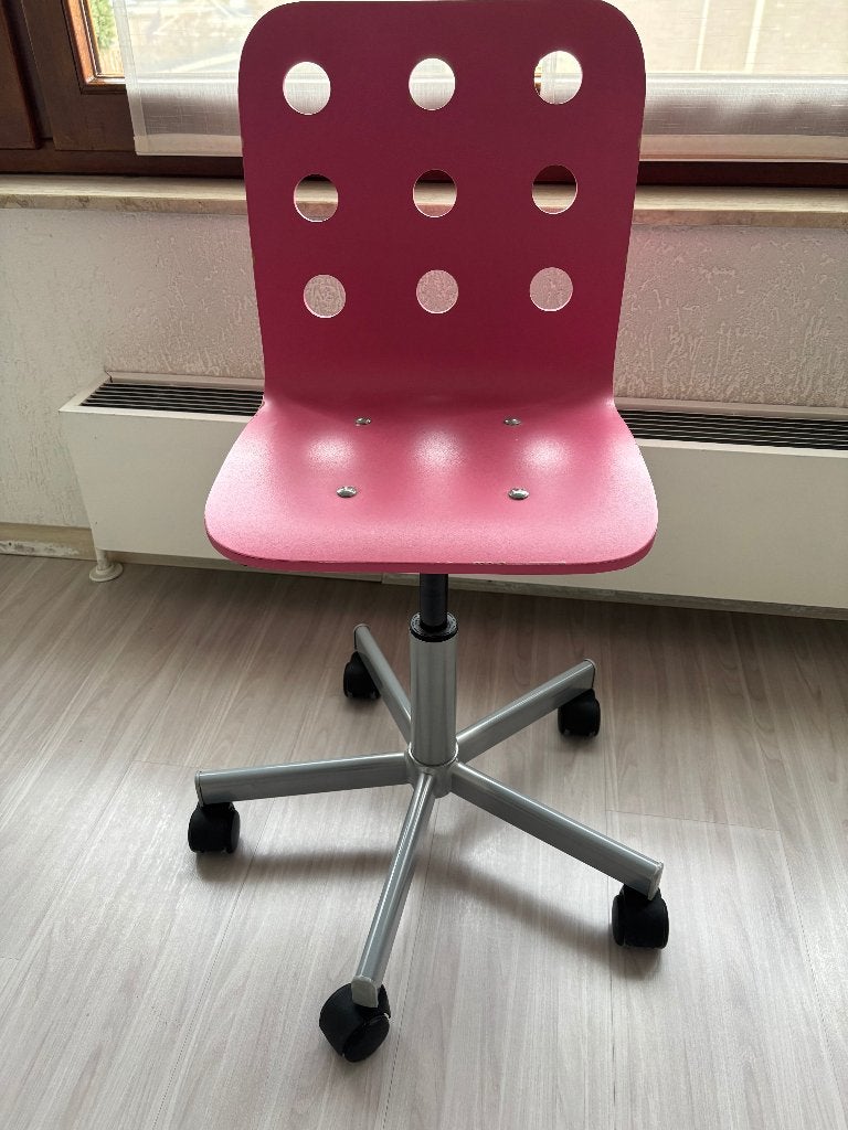 Mooie Kinderbureaustoel tot en met 15 Jaar, Huis en Inrichting, Bureaustoelen, Ophalen, Zo goed als nieuw, Roze, Bureaustoel