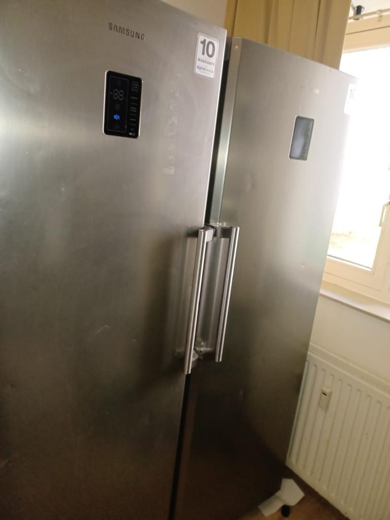 Samsung Koelkast en Vriezer (combideal!), Ophalen, Gebruikt, 200 liter of meer, 60 cm of meer