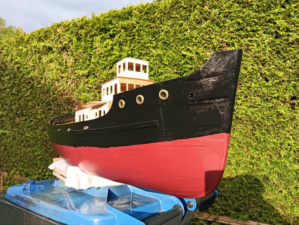 Stoomsleper sleepboot boot, Ophalen