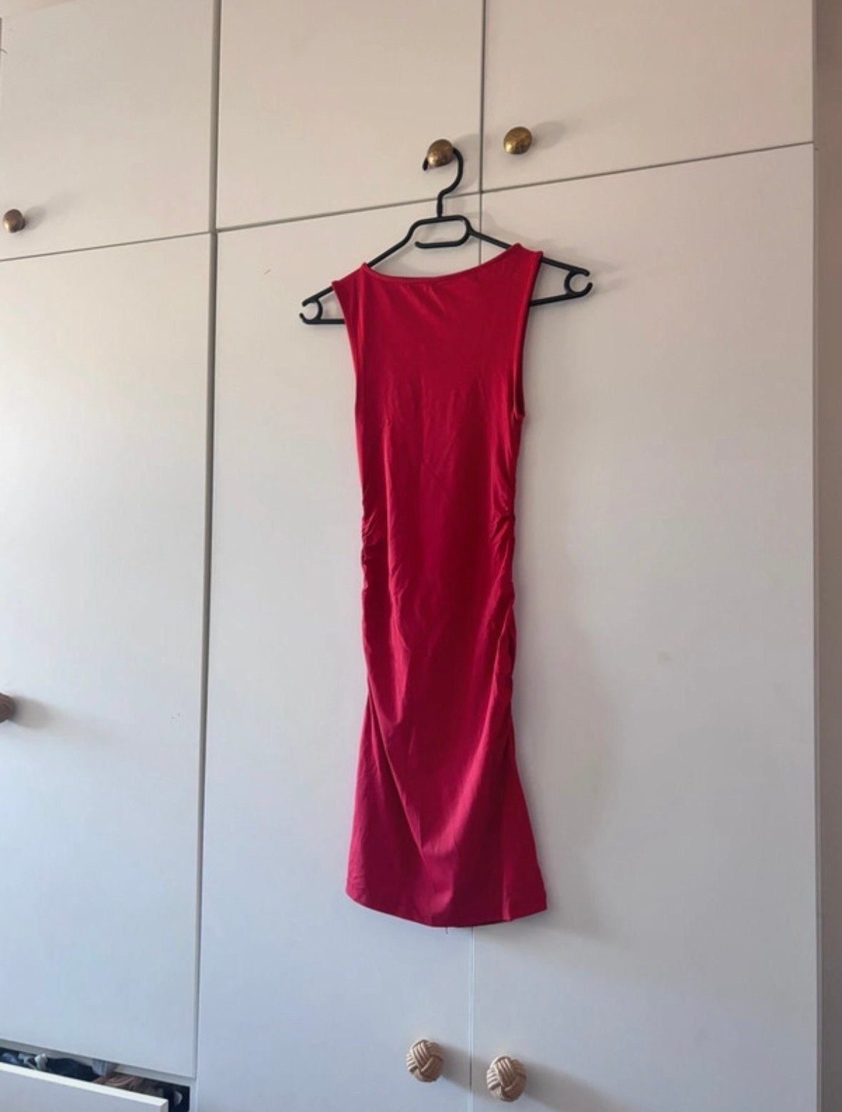 Rode Pull&Bear jurk, maat S, Kleding | Dames, Ophalen of Verzenden, Zo goed als nieuw, Maat 36 (S), Boven de knie