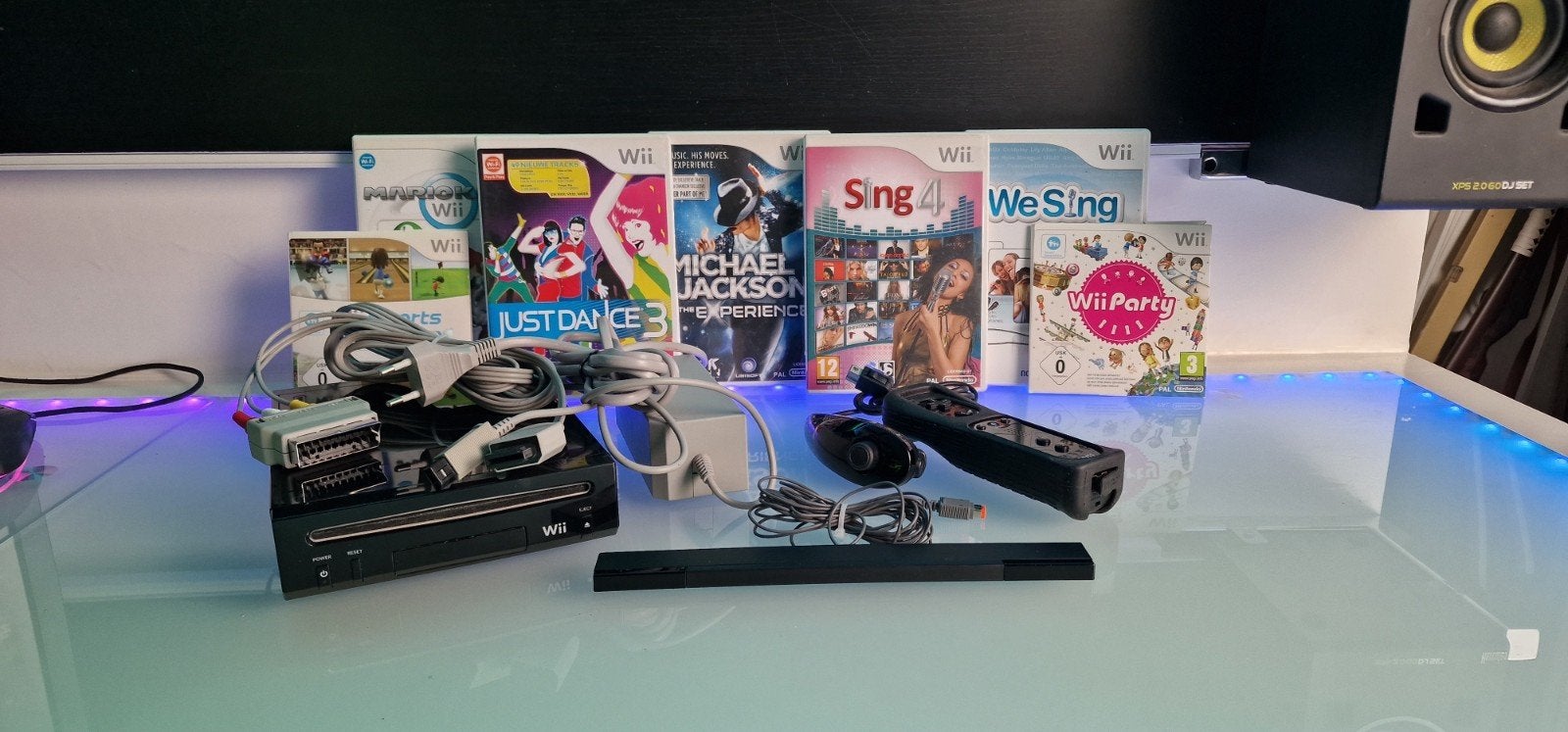 Nintendo Wii Console compleet met games en accessoires, Spelcomputers en Games, Ophalen of Verzenden, Gebruikt, Met 1 controller