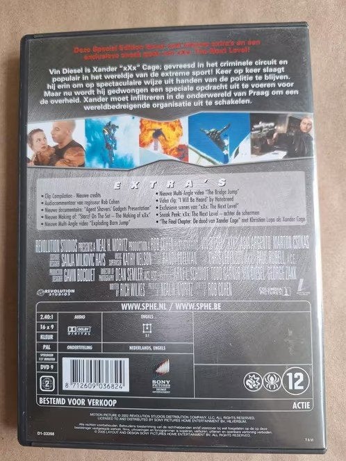 Dvd xXx hh, Vanaf 12 jaar, Ophalen of Verzenden, Zo goed als nieuw, Actie