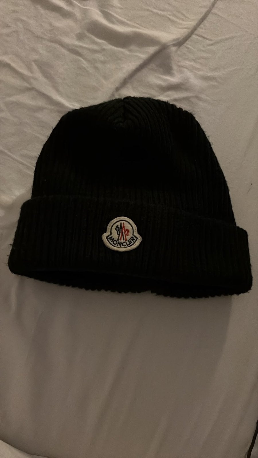Moncler muts, Kleding | Heren, Ophalen of Verzenden, Gedragen, Overige maten, Muts