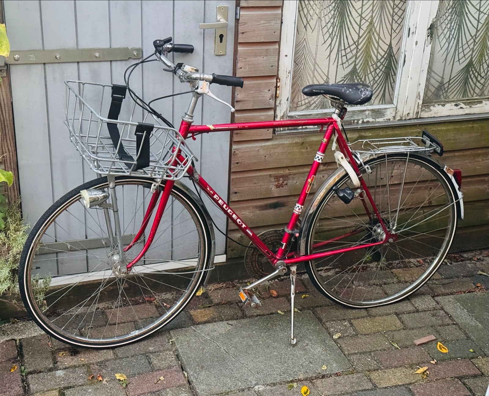 Vintage Peugeot racefiets - Opknapper, Gebruikt, Staal, 53 tot 57 cm, Ophalen