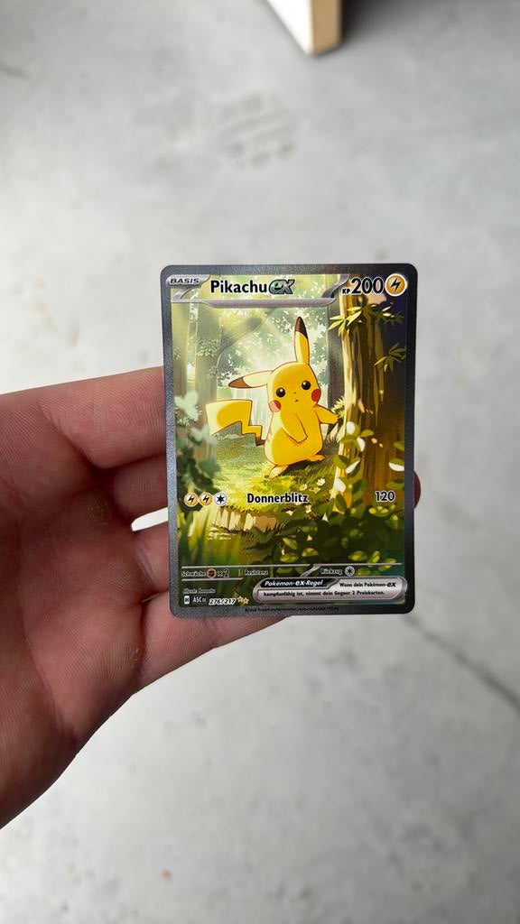 Pikachu ex ascended heroes 276 DUITS, Ophalen of Verzenden, Zo goed als nieuw