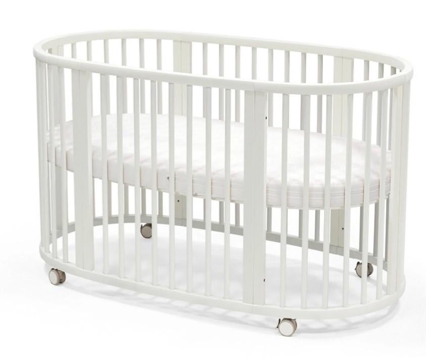Stokke sleepi set wit, Ophalen, Gebruikt, Ledikant