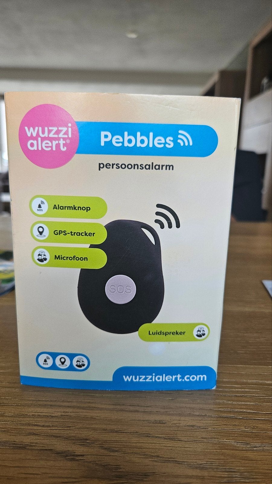 Wuzzi Alert Pebbles Persoonsalarm - Nieuw in doos, Ophalen, Nieuw, Compleet systeem, Alarmoproep bij centrale