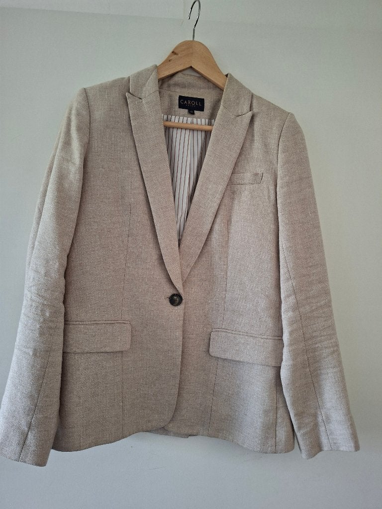 dames colbert, Caroll, Beige, Zo goed als nieuw, Jasje