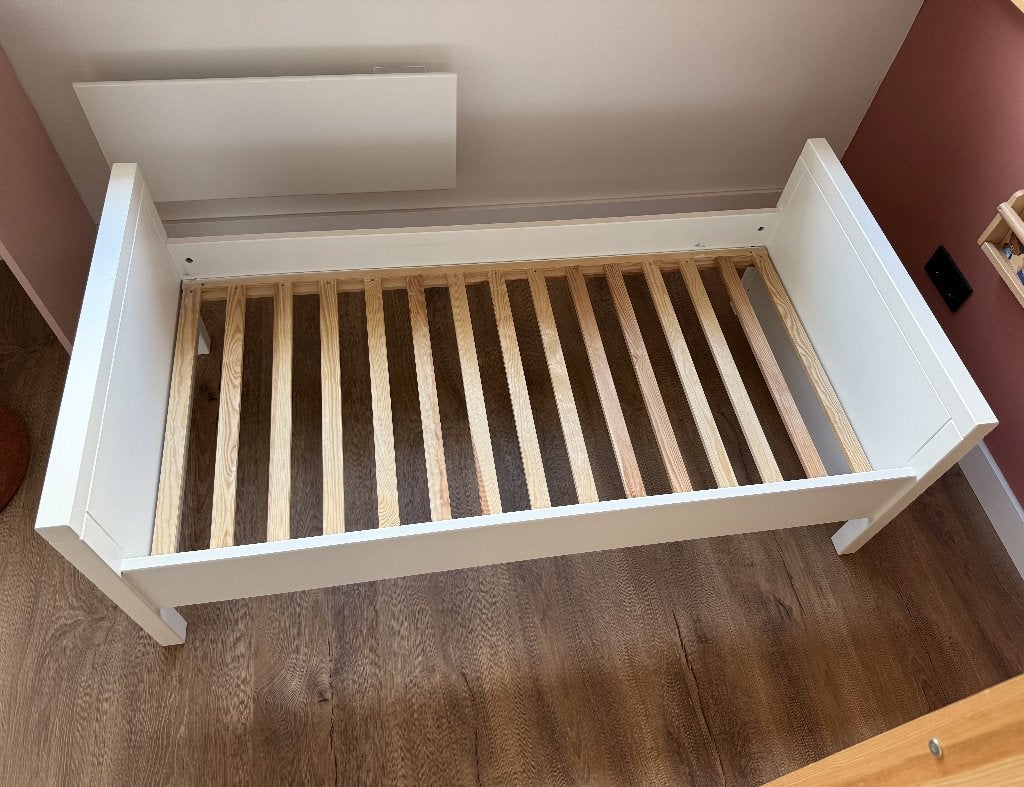 Ledikant wit Atlantic incl. matras, Kinderen en Baby's, Ophalen, Gebruikt, Ledikant
