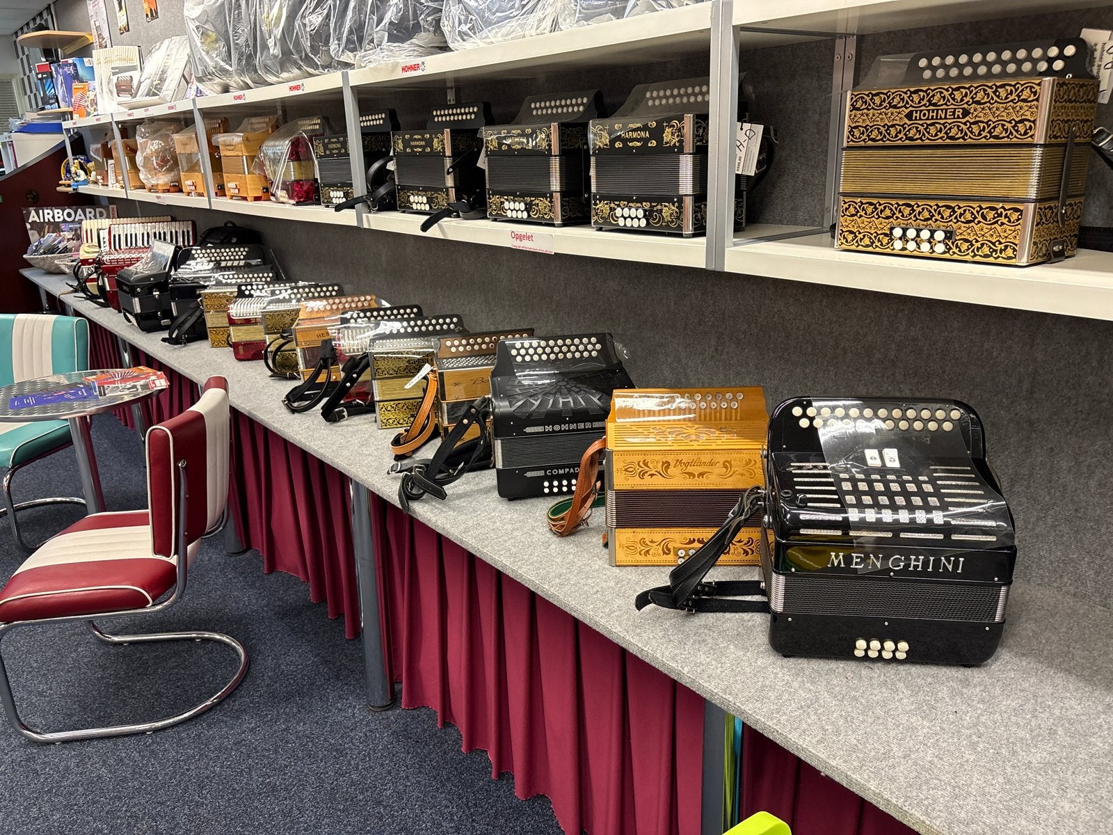 Beginners instrumenten cf ad en gc van af 275€, Gebruikt, Overige formaten, Knopaccordeon, Ophalen
