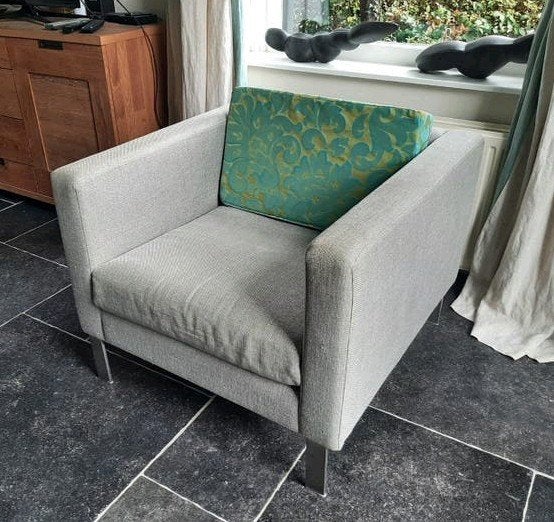 Fauteuil, Huis en Inrichting, Ophalen, Gebruikt, Modern, tijdloos, 75 tot 100 cm