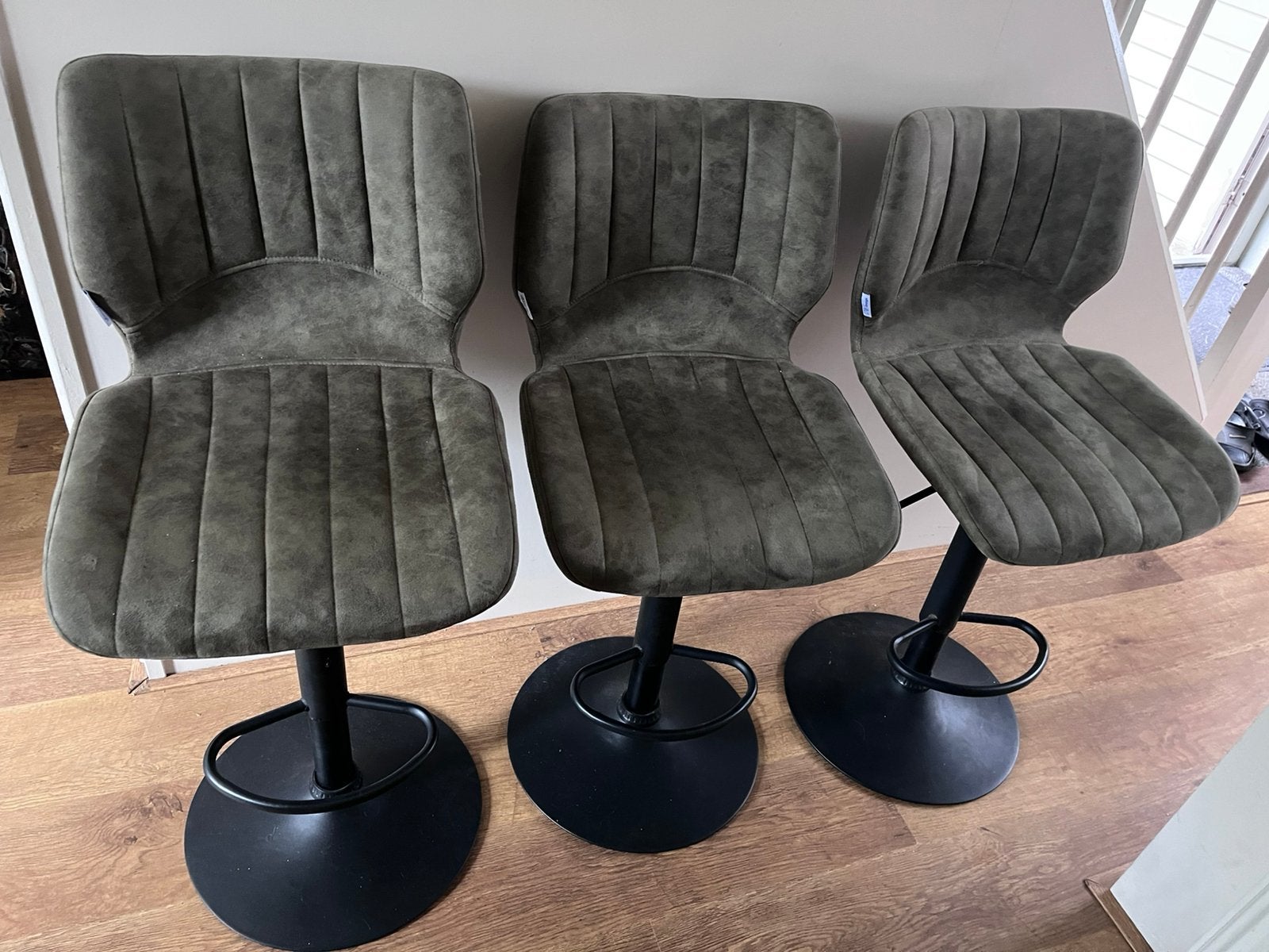 Barkrukken 3 stuks - groen, Ophalen, Kunststof, Gebruikt, 60 tot 90 cm