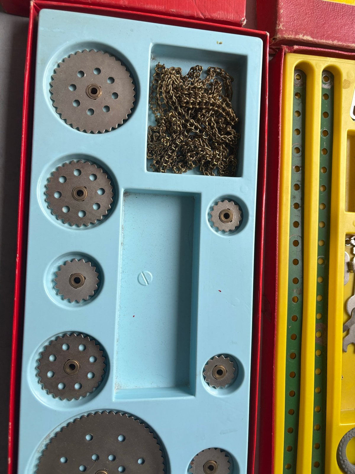 Vintage Temsi Metalen Constructie Dozen - Complete Set, Ophalen of Verzenden, Gebruikt, Overige merken