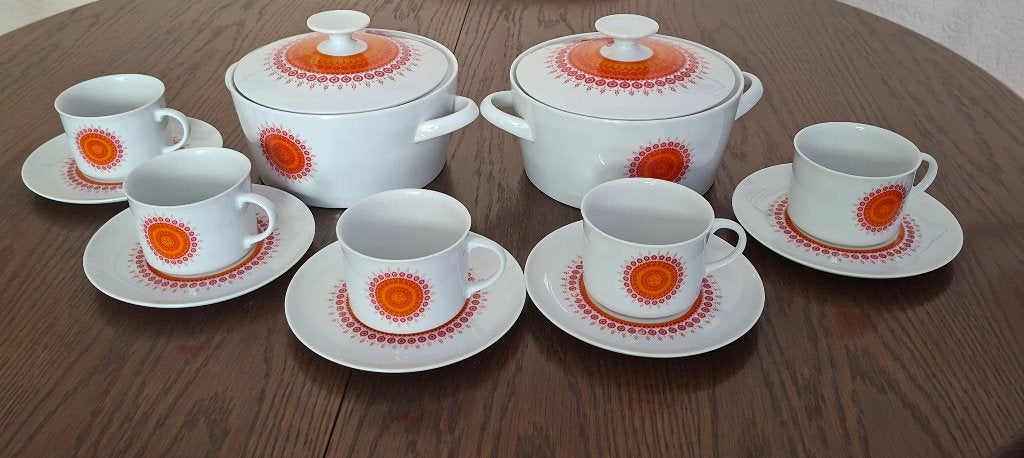 Vintage soepkommen en dekschalen, Huis en Inrichting, Keuken | Servies, Ophalen, Overige merken, Vintage, Zo goed als nieuw