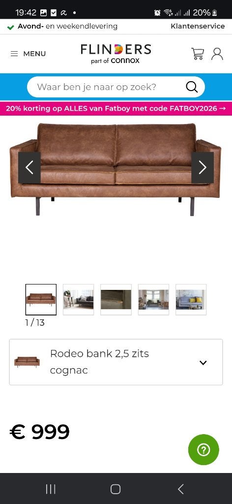 Bank, Ophalen, Gebruikt, Overige maten, Rechte bank