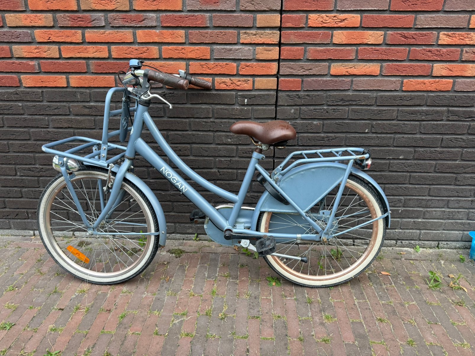 Meisjesfiets (Nogan transportfiets), Fietsen en Brommers, Ophalen, Gebruikt, Terugtraprem, 22 inch
