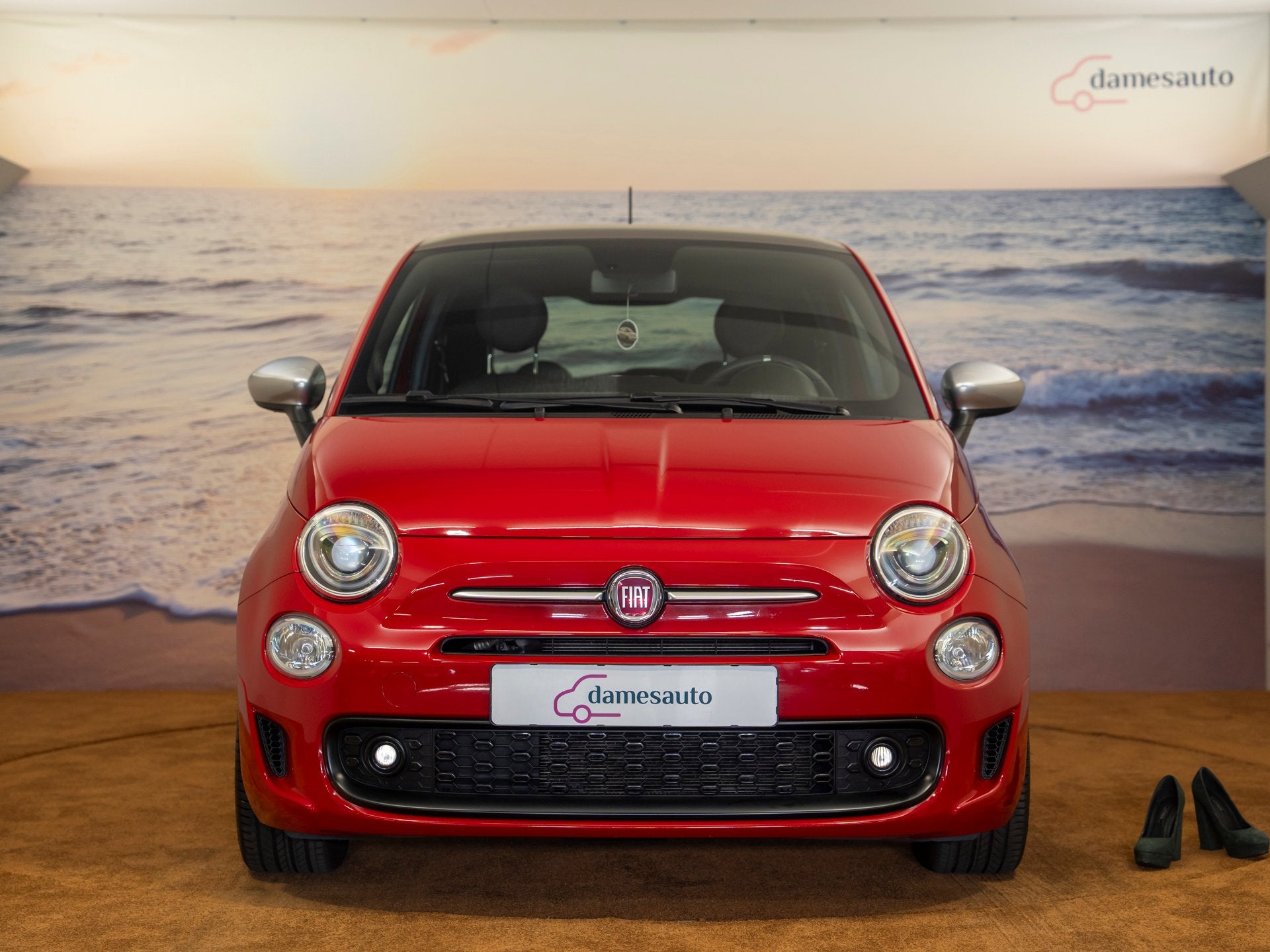 Fiat 500 1.0 Hybrid Rockstar, leder, vol opties, NAP Incl ga, Auto's, Fiat, Voorwielaandrijving, 4 stoelen, Bedrijf, Handgeschakeld