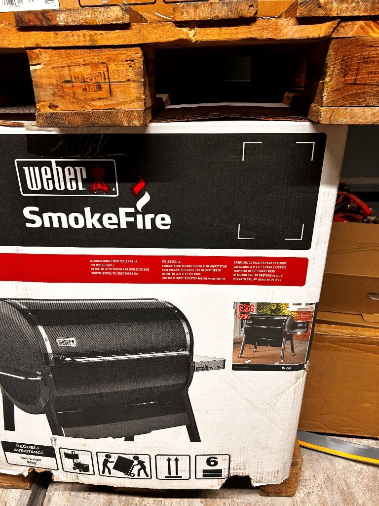 WEBER EX6 SMOKE FIRE, Ophalen, Nieuw, Weber
