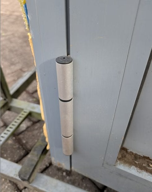 Kozijn met Aluminium schuurdeuren, Ophalen, Deurkozijn, Aluminium, Zo goed als nieuw