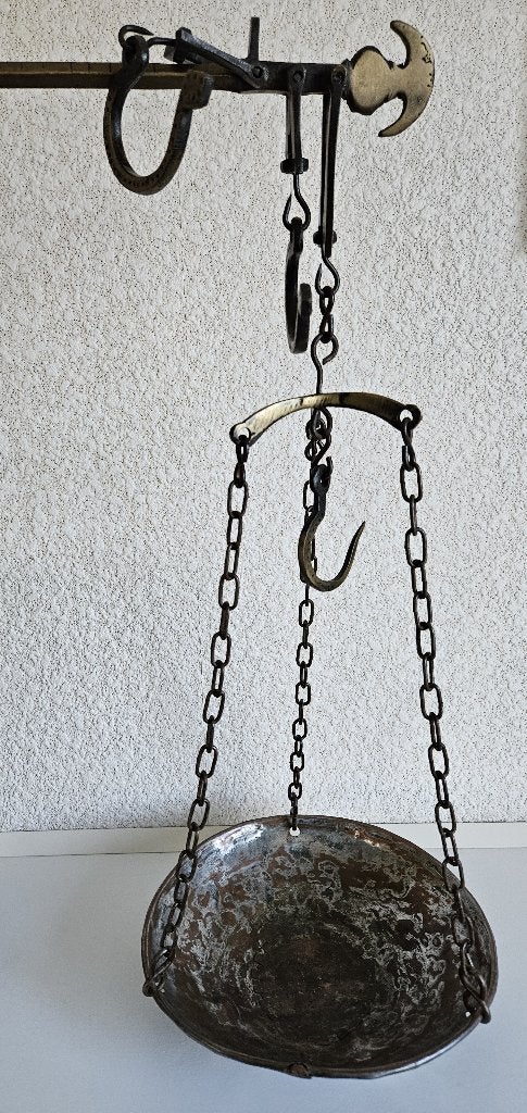 Zinken (planten)hanger vintage uit de jaren '60, Ophalen, Vintage, Gebruikt, Meerkleurig