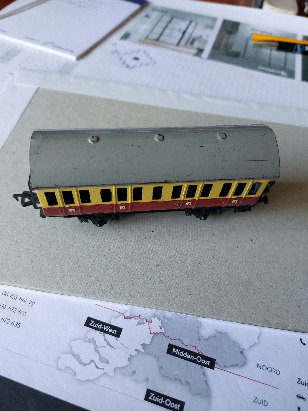 fleismann wagon metaal, Ophalen of Verzenden, Gelijkstroom, Wagon